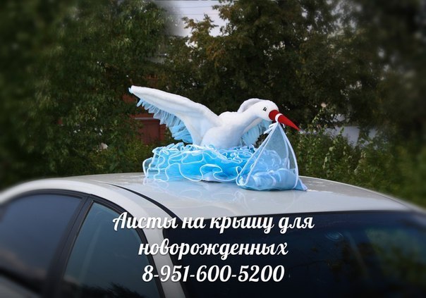 Аист на крыше дома своими руками