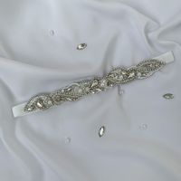 Подвязка для невесты с бисера 