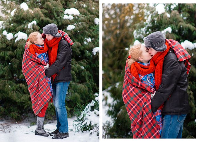 зимняя love story в Ботаническом саду, декорированная фотосессия, романтика зимней фотосессии