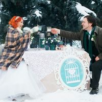 зимняя свадьба