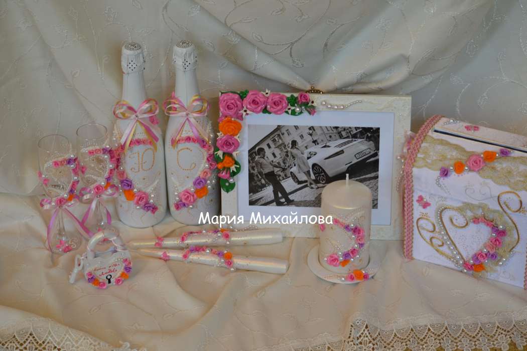 Свадебный набор "Романтика лета" - фото 2437935 Дизайнер Мария Михайлова - свадебные аксессуары
