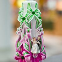 Резные свечи свадебная. арт 20ф-0004 Высота 20-22  см. Время горения около 20 часов. Цена: 1000 руб.