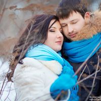 Зимняя лавстори в ярких красках