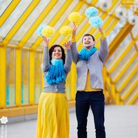 Зимняя лавстори в ярких красках