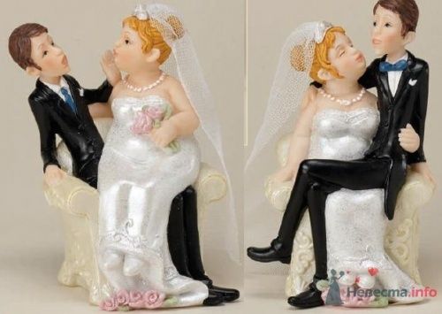 Свадебные фигурки на торт - фото 10576 "Бар-О-Белл" - кондитерские изделия 