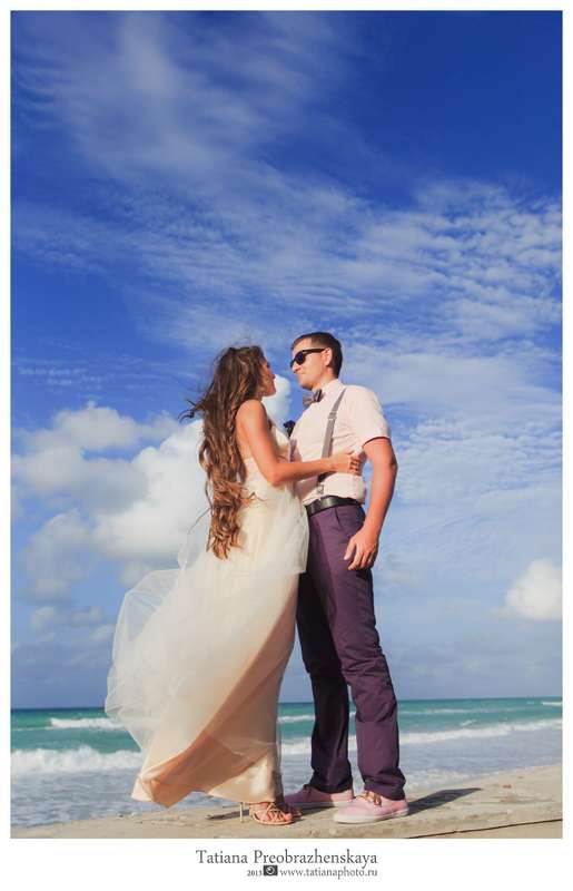 Куба, свадьба, жених и невеста, любовь, нежность, море, небо - фото 4037033 Фотограф Преображенская Татьяна