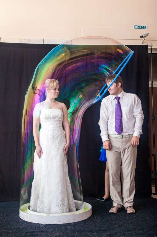 Фото 1348775 в коллекции Шоу мыльных пузырей на свадьбе - Мастерская Суперпраздников - шоу мыльных пузырей