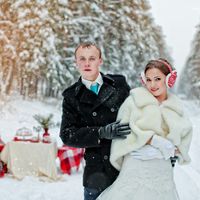 свадебная фотосессия зимой