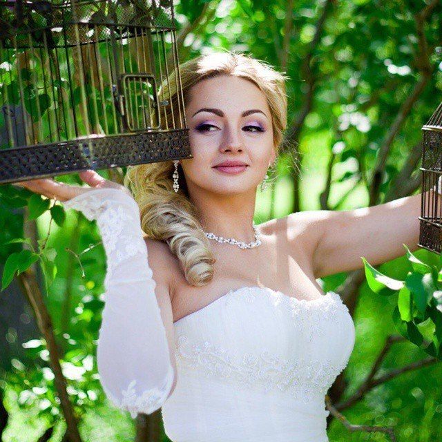 #Невеста Ксюшенька #прическа #макияж @Ekaterina_Kremer #wedding #свадьба #фото - фото 8416438 Стилист Екатерина Кремер