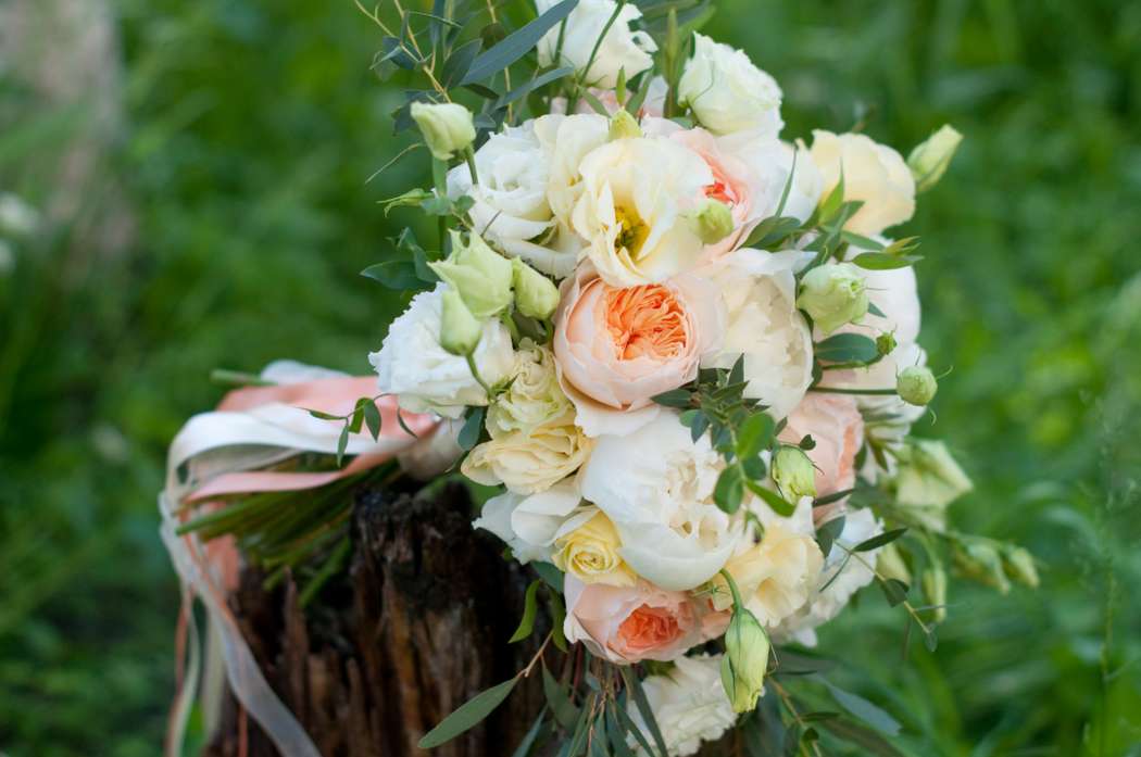 букет невесты с пионами - фото 5578134 Студия флористики и декора "Глориоза"