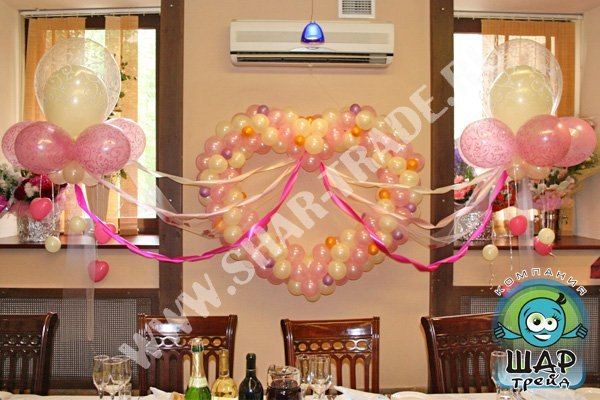 Фото 1559293 в коллекции свадебное оформление воздушными шарами - Компания ШАР-трейд - оформление шарами