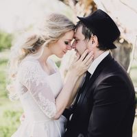 весенняя свадебная прогулка