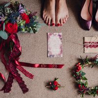 свадебные детали. свадьба в красном цвете