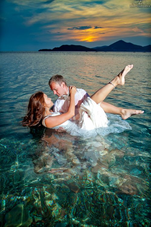 Trash the dress в Будве, Черногория