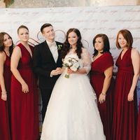 Подружки невесты в цвете Бордовый(марсала)
Свадьба в г.Челябинск