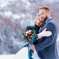 Зимняя свадьба Романа и Евгении на Домбае!