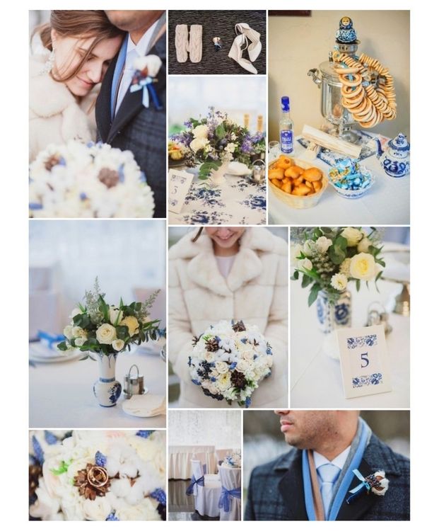 Свадьба в стиле гжель от MagicWeddings