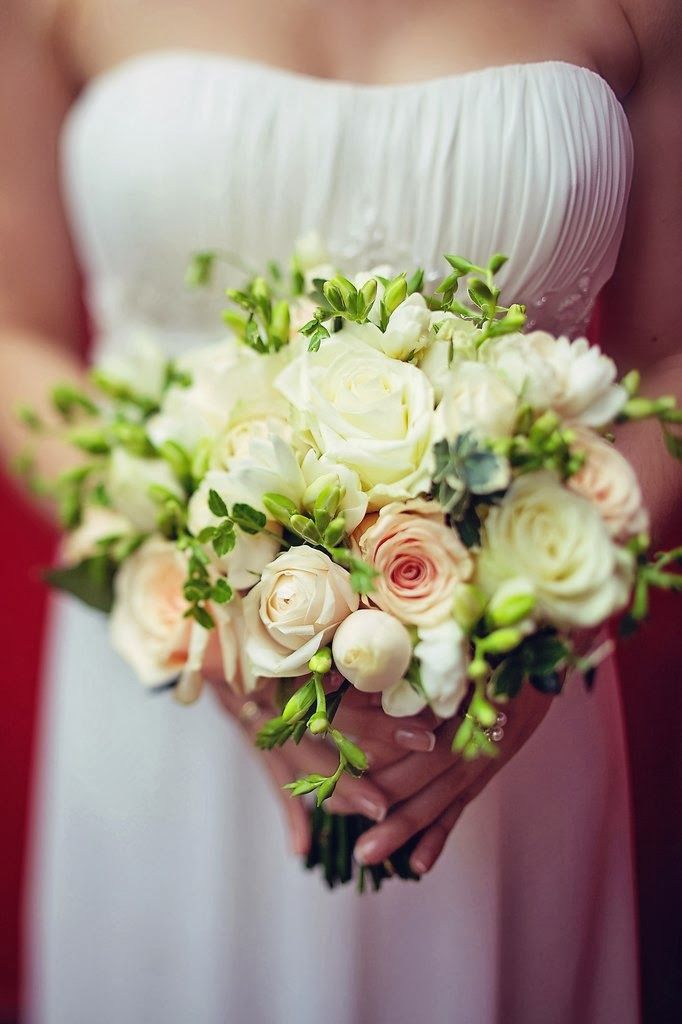 Фото 2183640 в коллекции Букет невесты - Розы от Морозовой - флористика