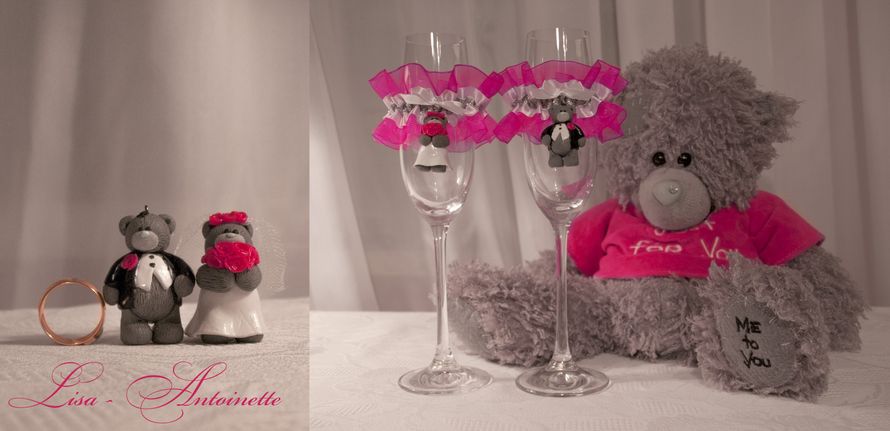 Свадебные бокалы с подвесками - фото 2177284 Lisa-Antoinette - оформление свадьбы и аксессуары 