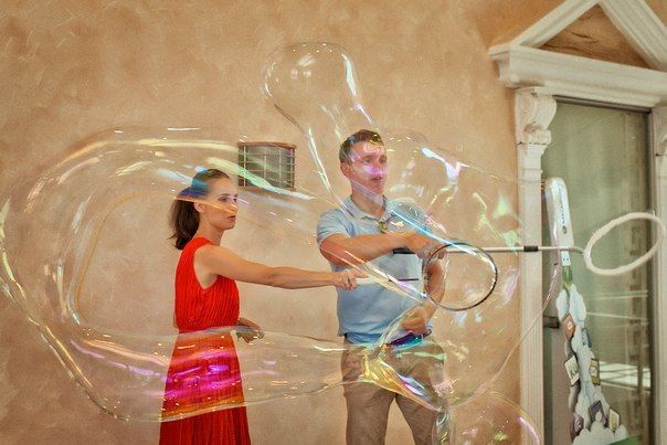 Шоу мыльных пузырей Анны Барыниной, семейная пара - фото 3387183 Шоу мыльных пузырей Анны Барыниной