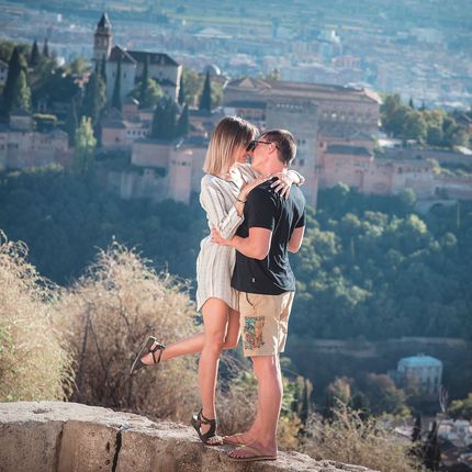 Фотосъёмка Love Story в Альгамбре, Гранаде