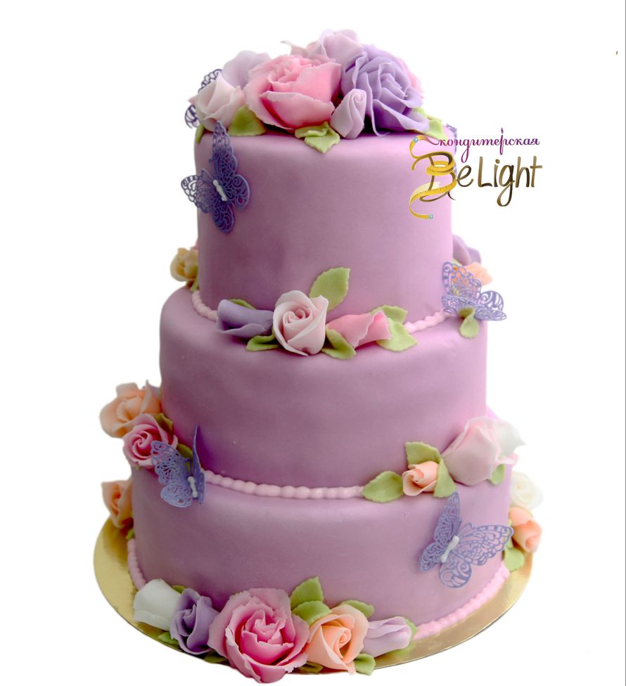 Свадебный торт "Летняя фантазия" - фото 2567811 Кондитерская BeLight