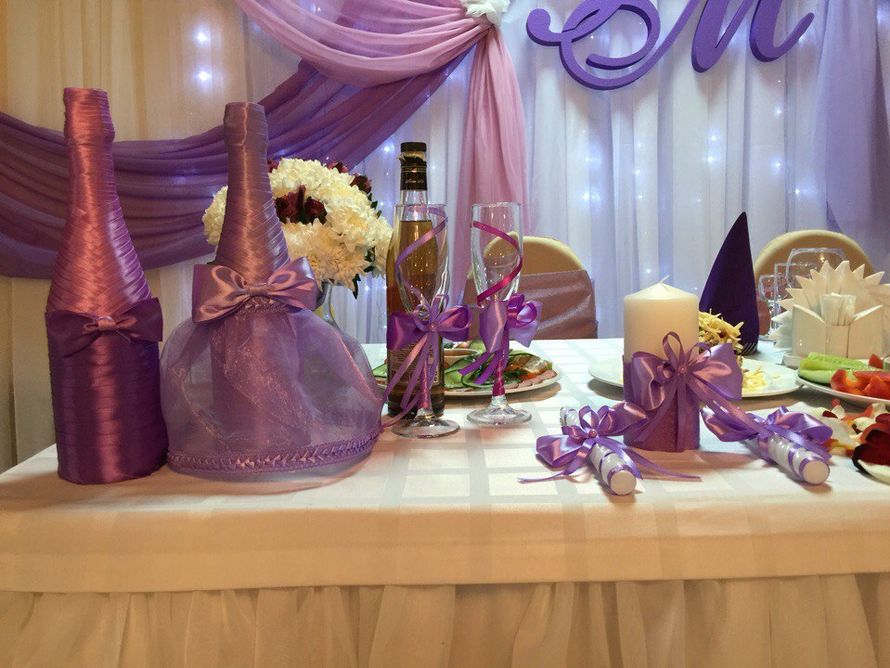 Фото 9491094 в коллекции Благородный фиолетовый свадьба Руслана и Маши 26 февраля. - Казакова Лариса - декор и флористика