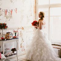 Фотосессия в студии с декором