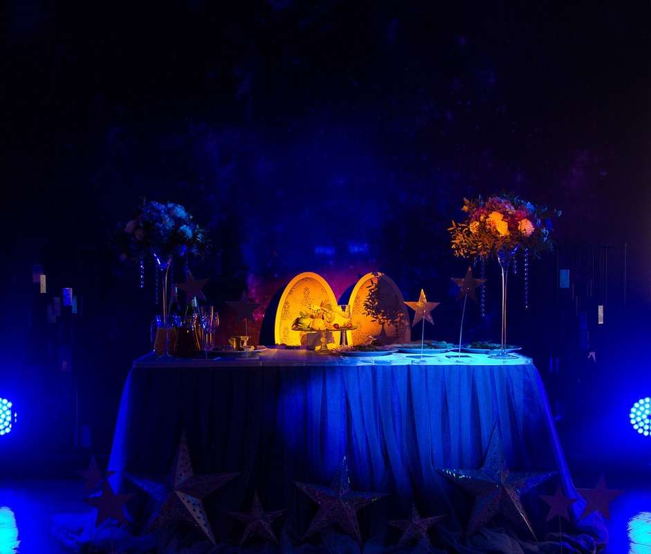 Звездная свадьба. Свадьба в голубом цвете. - фото 12741622 Декор-агентство "Leica decor"