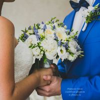 Букет невесты с мускари. Флорист Пашкова Ольга. Фото Евгений Земцов