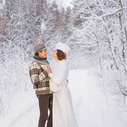 Свадебная фотосъёмка в зимне-весенний период