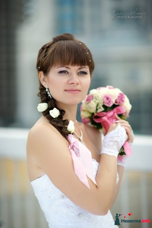 Свадебная причёска и макияж от стилиста Надежды Лозовской - фото 412762 Надежда Лозовская - свадебный стилист