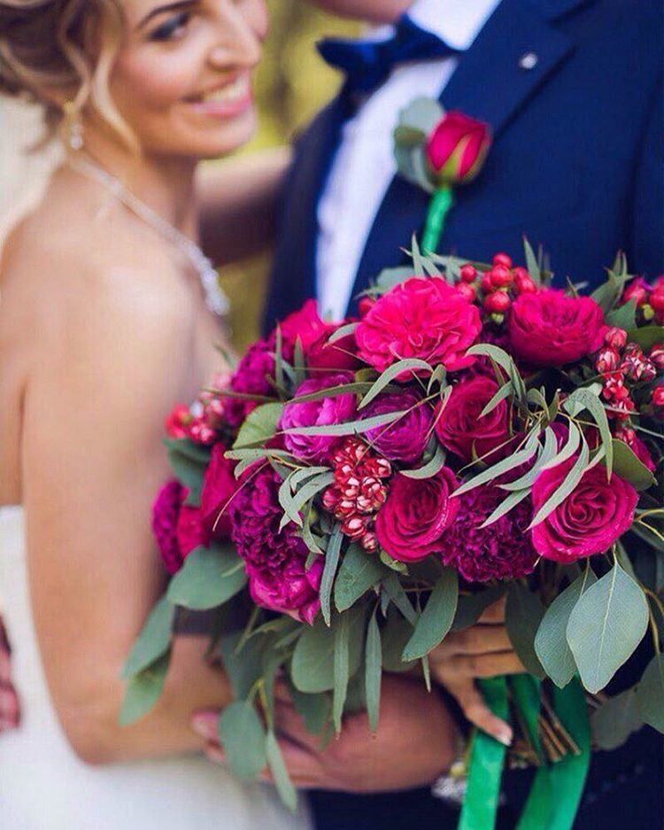 букет невесты цвета марсала - фото 12344306 Verbena - агентство флористического дизайна