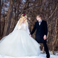 Ирина и Евгений. Зимняя свадьба. Стиль бохо