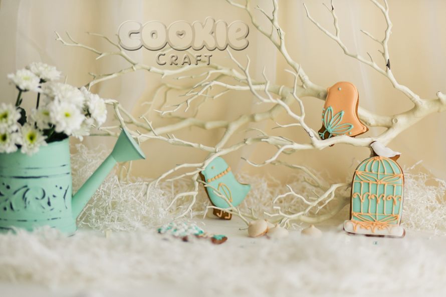 Свадебные птички - фото 4494659 Cookie craft - пряники и тортики ручной работы