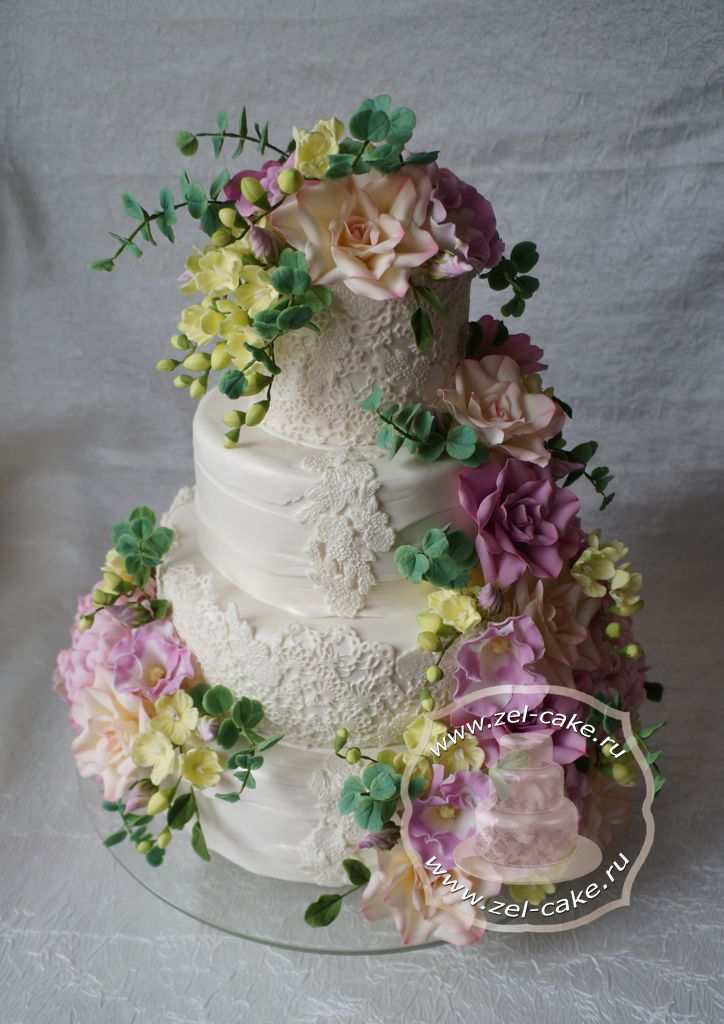 Свадебный торт - фото 4265833 Zel-cake свадебные торты