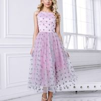 Джейн (FL)Коктейльное платье из атласного верха и фатиновой юбки