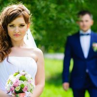 Невеста Настя
Фотограф Андрей Худорошков 
Образ невесты (прическа,макияж)- я