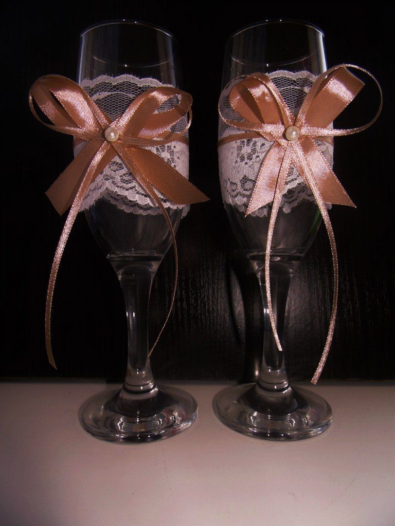 Фото 5522969 в коллекции свадебные бокалы - "D and K" - свадебные аксессуары ручной работы 