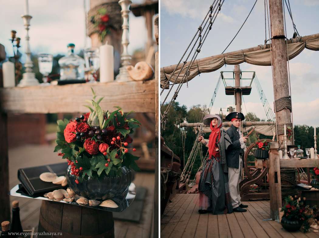 Фото 2215584 в коллекции Пиратская свадьба Кати и Вани - Евгения Южная - фотограф