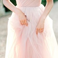 Свадебное платье в цвете Розовый Кварц