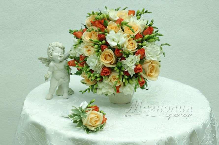 Фото 3337127 в коллекции Букет невесты - "Магнолия-декор" - свадебная флористика
