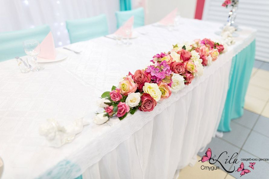 Романтичное и нежное оформление в очень модном в 2016 году цвете Rose Quartz & Limpet Shell - фото 8259764 Студия свадебного декора "LiLu"