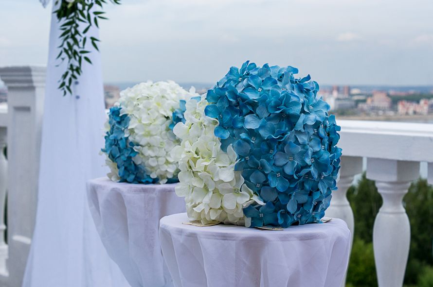 Декоративные   цветочные   шары  в  оформлении - фото 2113244 Event-компания "Формула события"