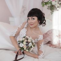 Свадебный образ ( прическа + макияж ) : Домнина Алена 