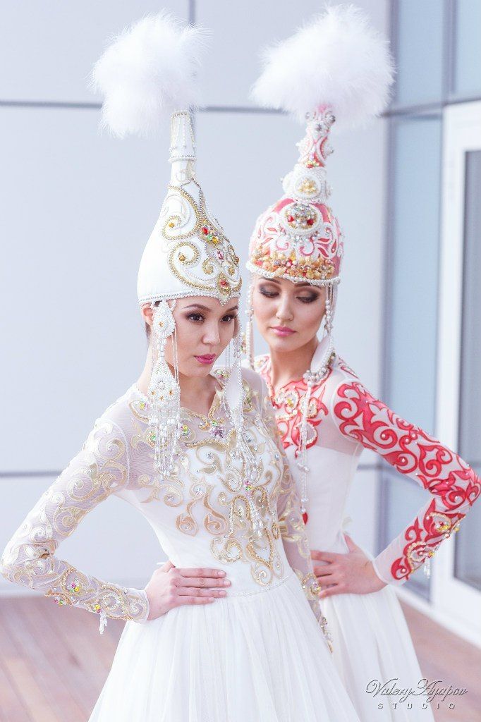 Казахское свадебное платье на кыз узату - фото 9051028 Салон казахских свадебных платьев Золотая пуговица