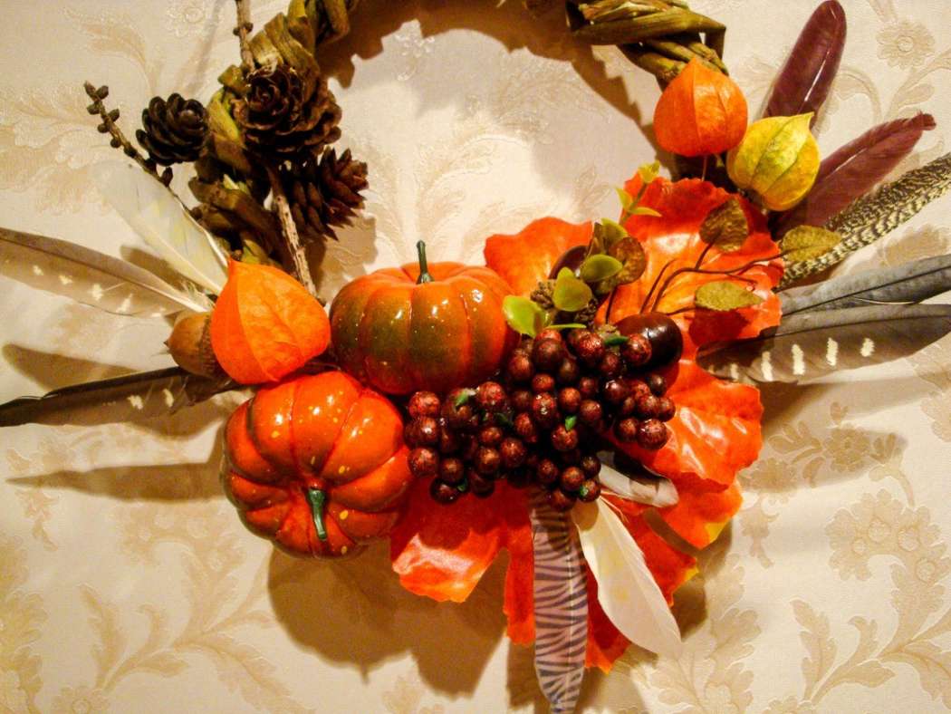 Осенний венок - фото 9450212 Мастерская флорариумов Юлии Шумилкиной