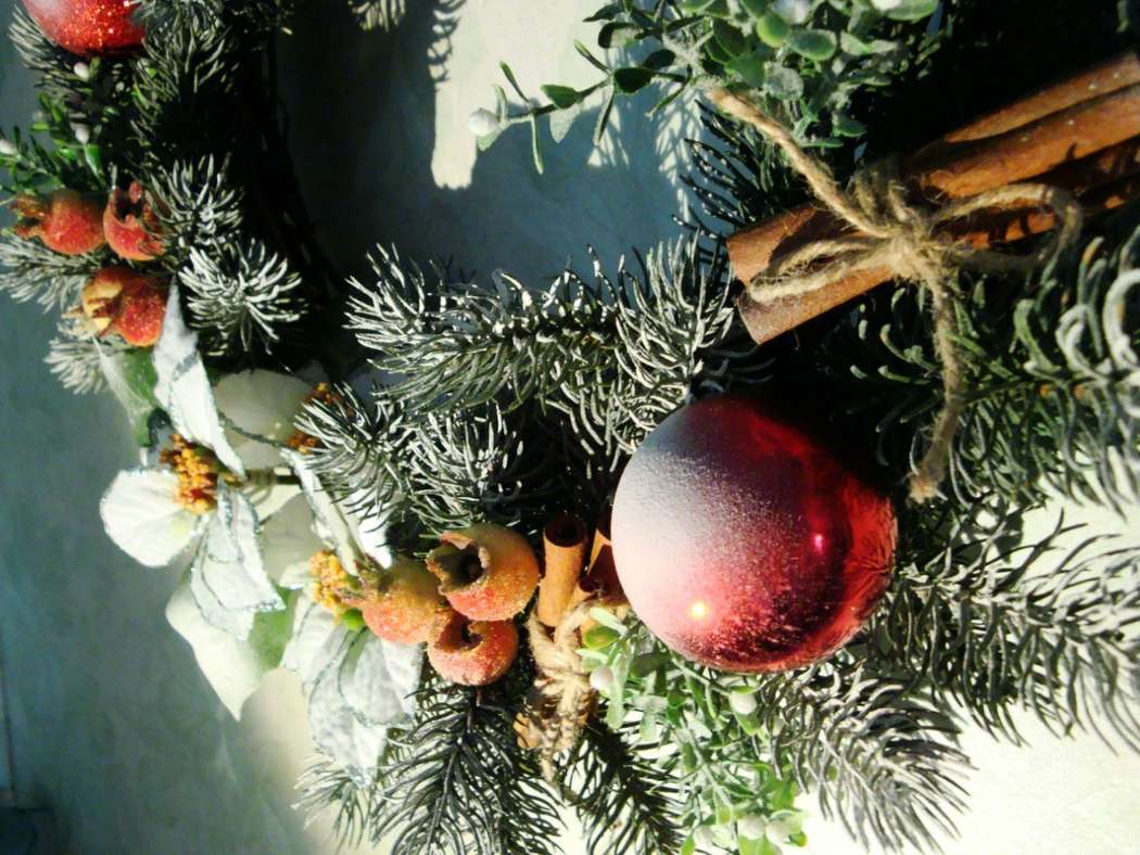 Рождественский венок - фото 9450222 Мастерская флорариумов Юлии Шумилкиной