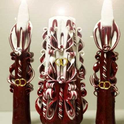 Резные свечи " Домашний очаг"