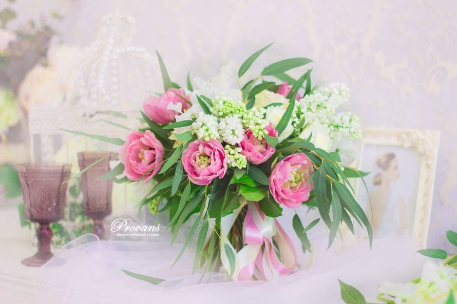 Букет невесты "Французский тюльпан"